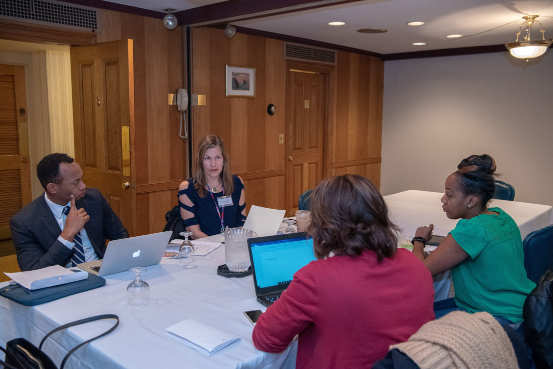 Pittsburgh team meeting at the Annual Conference, October 2018.