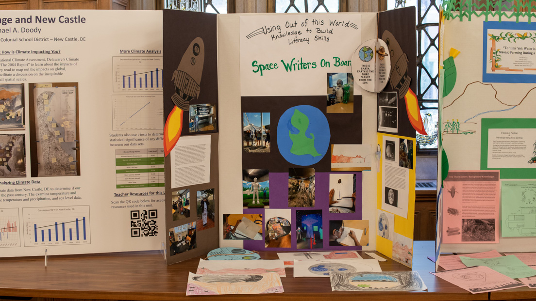 Teacher displays at the Annual Conference, October 2022.