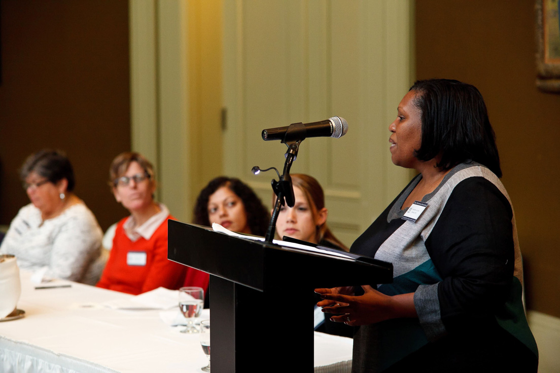 Opening Session at the Annual Conference, October 2010. (Standing: National Fellow Conchita L. Austin, Charlotte.)