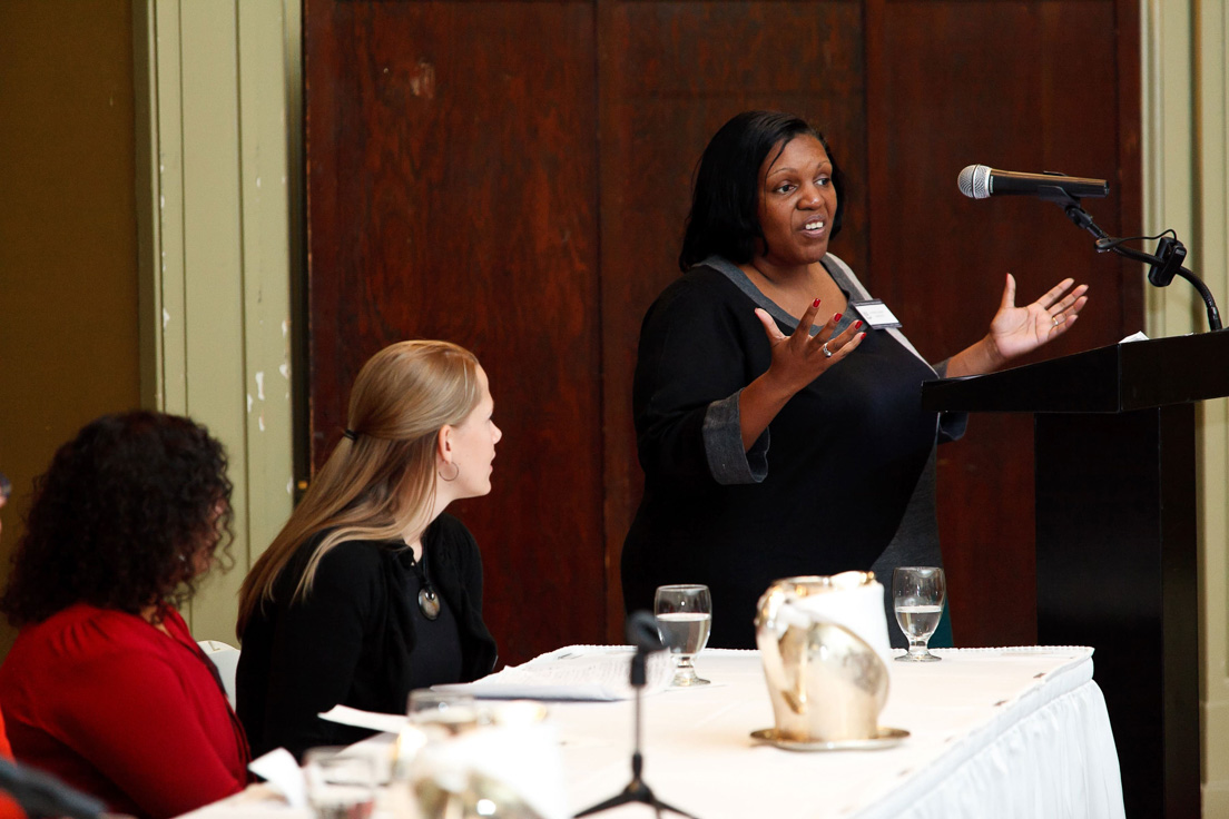 Opening Session at the Annual Conference, October 2010. (Standing: National Fellow Conchita L. Austin, Charlotte.)