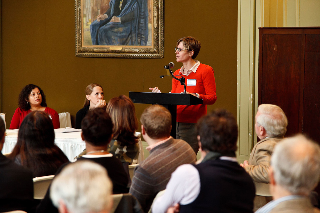 Opening Session at the Annual Conference, October 2010. (Standing: National Fellow Molly Myers, Chicago.)