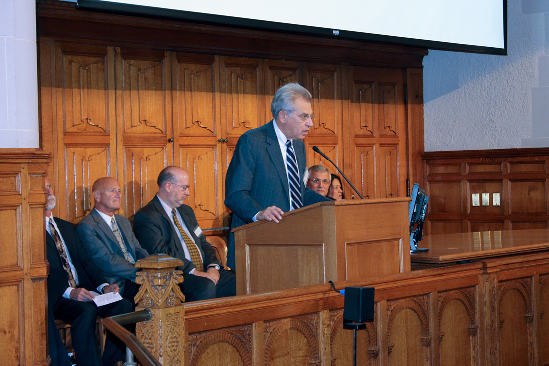 Steven H. Godowsky, Delaware Secretary of Education, speaks as part of the Delaware Teachers Institute Case-Study Panel at the 2015 Invitational Conference, October 30, 2015.