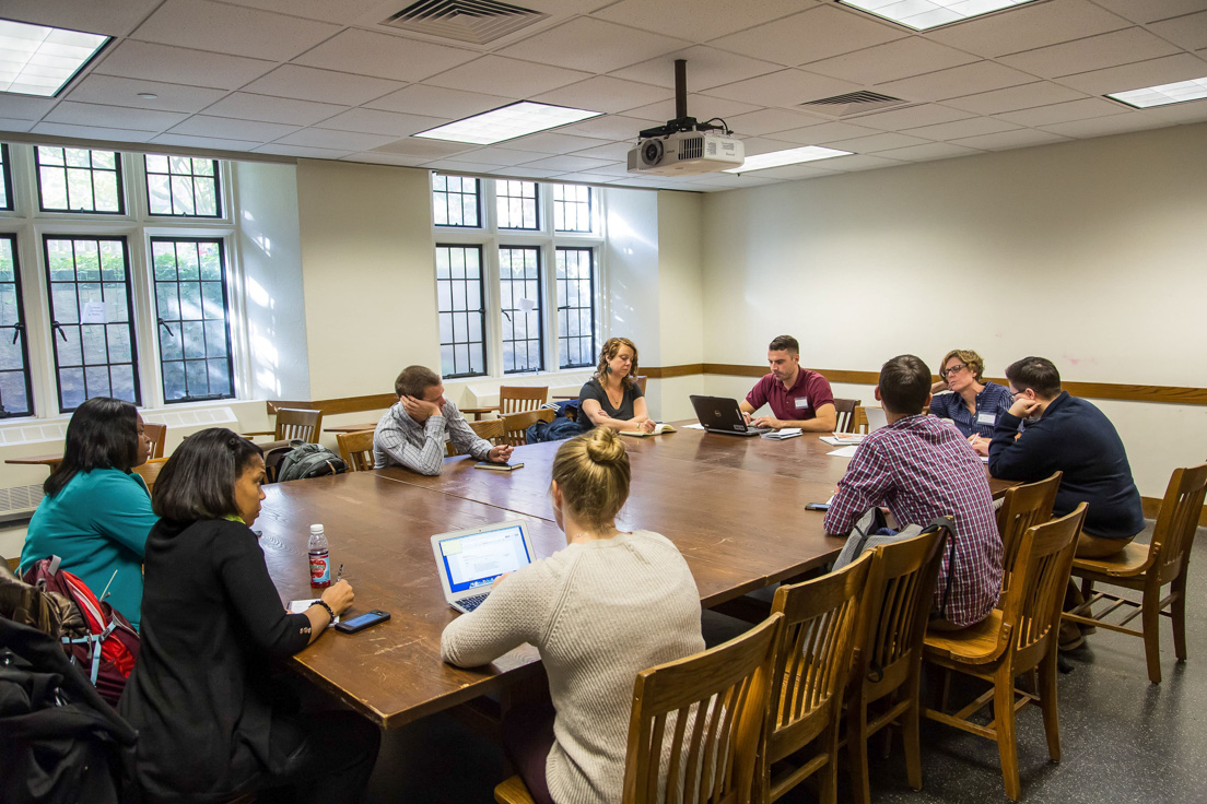 Chicago team meeting at the Annual Conference, October 31, 2015. 