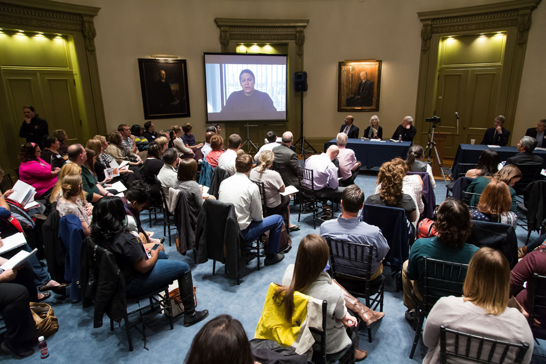 Ned Blackhawk, Professor of History at Yale University, discusses his upcoming 2016 national seminar, “Contemporary American Indian History,” at the Annual Conference, October 31, 2015.