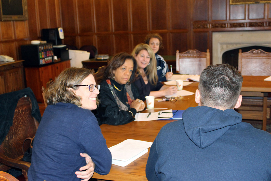 Chicago Team at theAnnual Conference, November 2014. (From left to right: National Fellow Molly A. Myers; Barbara Byrd-Bennett, CEO, Chicago Public Schools; Sherry Ulery, Chief of Staff to the Chief Executive Officer, Chicago Public Schools; and National Fellow Sarah A. Weidmann.)