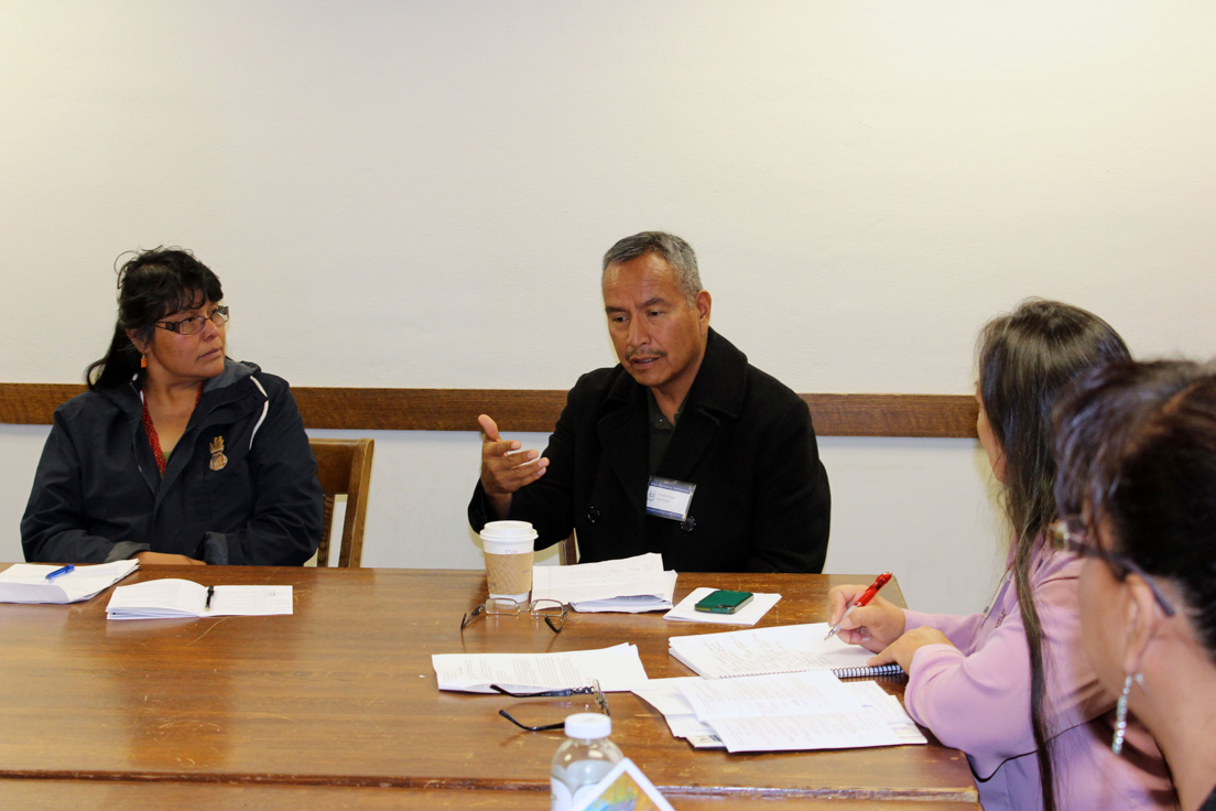 Diné Nation Team at the Annual Conference, October 31-November 1, 2014. (From left to right: Priscilla Black and Timothy Benally.) 