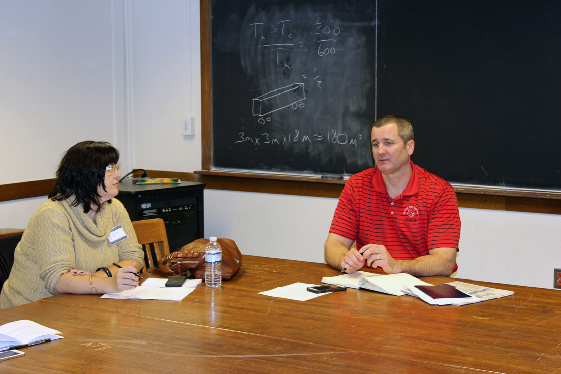 San José Team at the Annual Conference, October 31-November 1, 2014. (From left to right: Jennifer L. Vermillion and Chris D. Funk.)