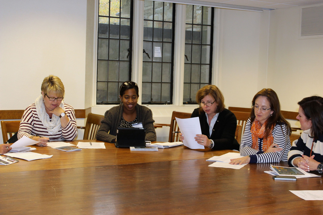 Tulsa Team at the Annual Conference, October 31-November 1, 2014. (From left to right: Margaret M. Deweese, Danielle Neves, Krista B. Waldron, Arcadia A. Sloan, and Jo A. Stafford.)