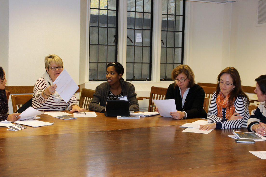 Tulsa Team at the Annual Conference, October 31-November 1, 2014. (From left to right: Margaret M. Deweese, Danielle Neves, Krista B.Waldron, Arcadia A. Sloan, and Jo A. Stafford.)