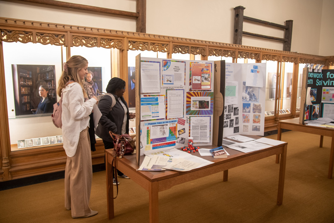 Teacher displays at the Annual Conference, November 2023.