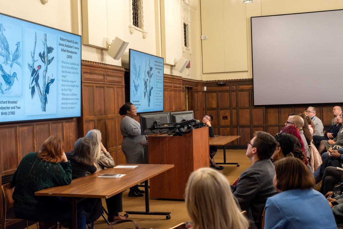 Panel featuring National Fellows presenting their curriculum units at the Annual Conference, November 2025.