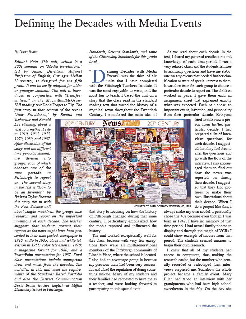 on common ground issue $article->Volume