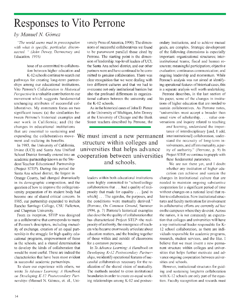 on common ground issue $article->Volume