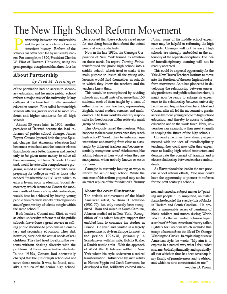 on common ground issue $article->Volume
