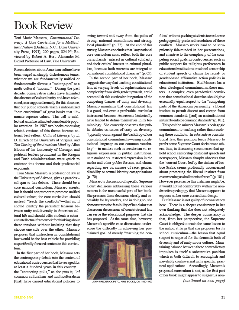 on common ground issue $article->Volume