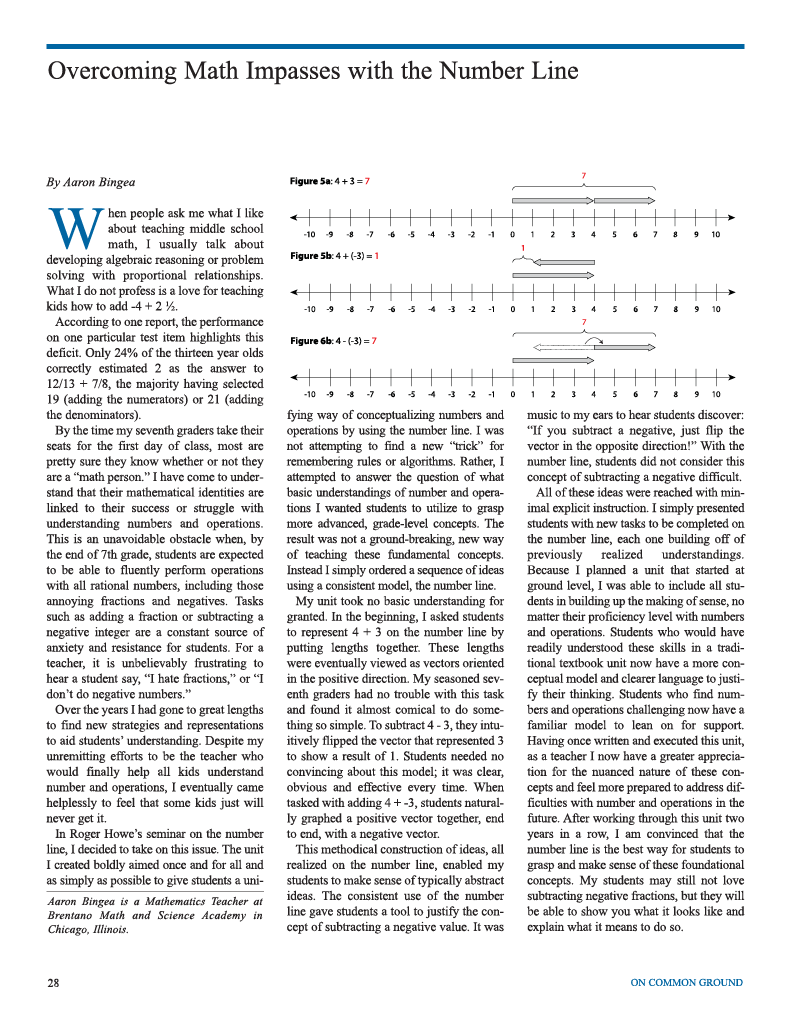 on common ground issue $article->Volume