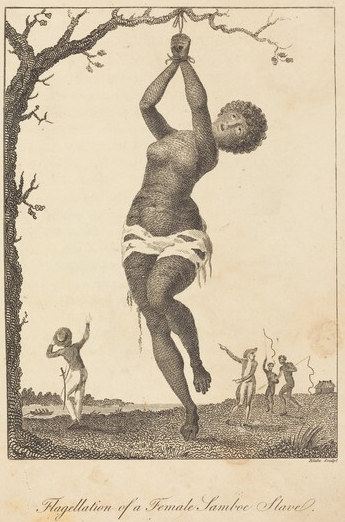 Flagellation of a female Samboe Slave